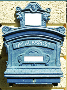 Nostalgischer Postkasten